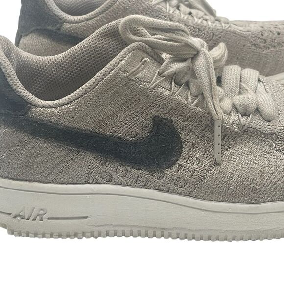 Nike Air Force 1 Flyknit Low Pale Grey  size 6 - Picture 6 of 16